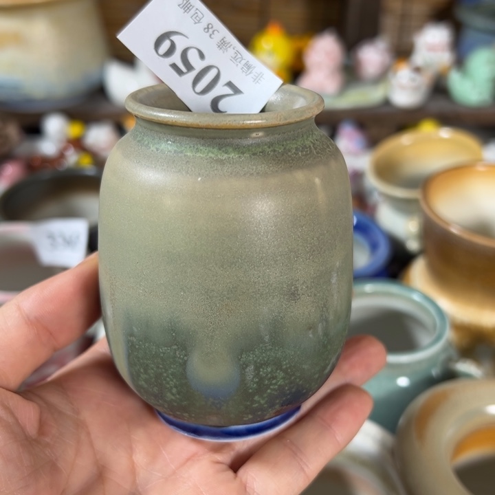 活动价30包邮景德镇手工花盆