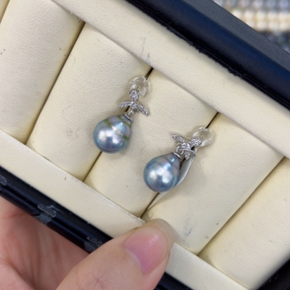 【闪购商品】海水珍珠耳饰未镶嵌