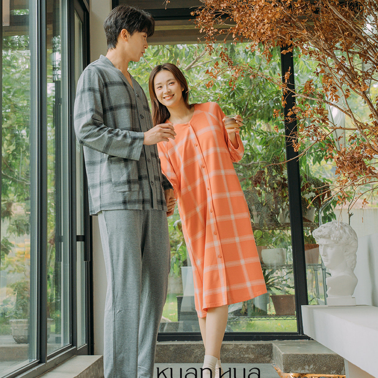 宽画自在象限系列家居服睡裙98099