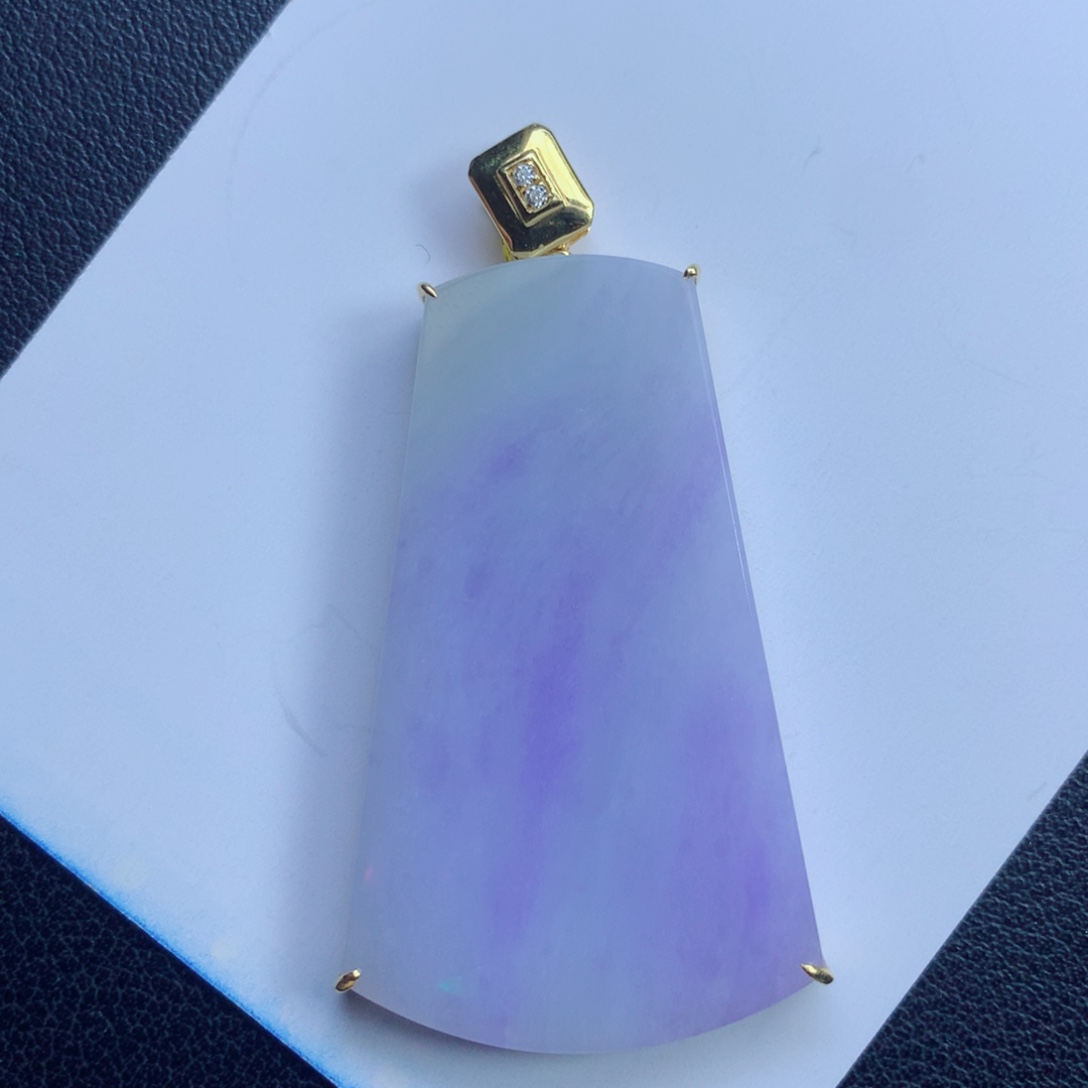 颈饰未镶嵌翡翠无事牌