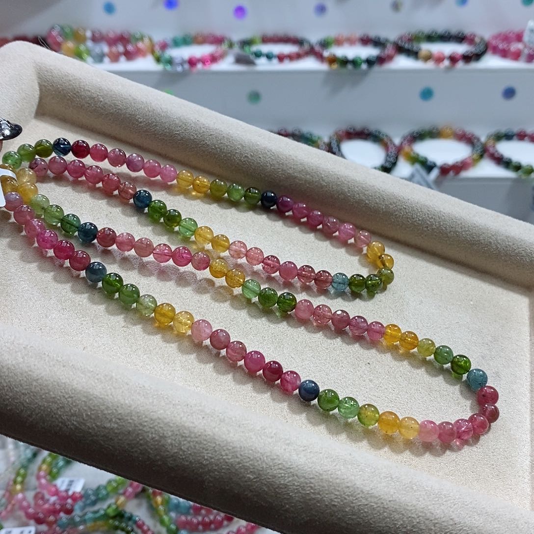 碧玺手链未镶嵌多样性发一条