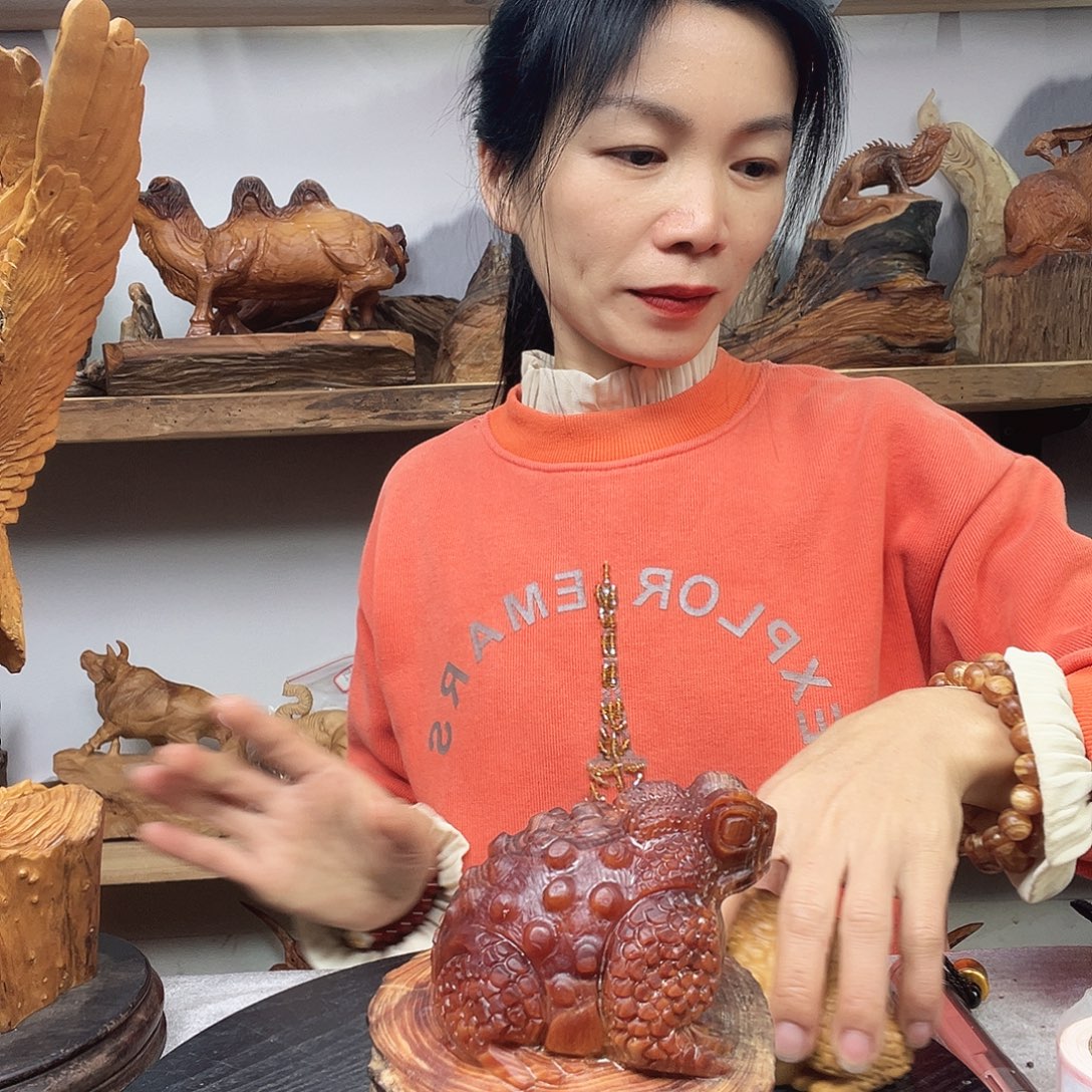 我***良紫檀木类端景台12345678