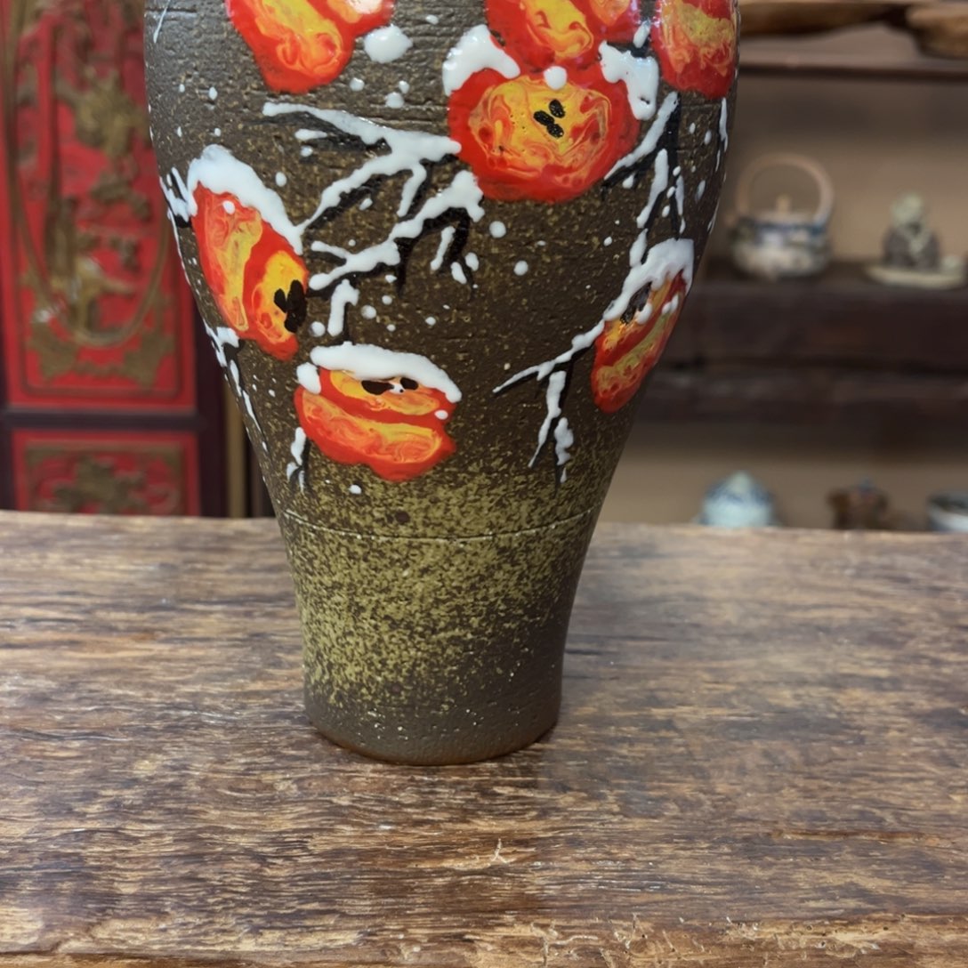 南***木柴烧手工手绘陶瓷