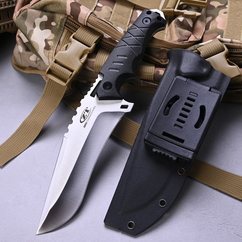 暗狼B6一体龙骨户外多用刀具剔骨多功能小刀便携野营防滑锋利