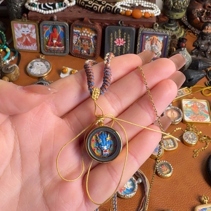 风车木（黑檀木）所***风唐卡