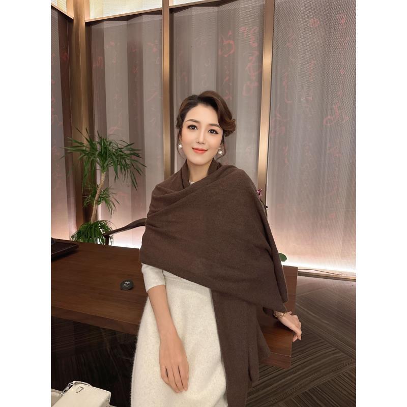 【自在从绒】羊绒65*190秋冬时尚百搭女士围巾披肩保暖