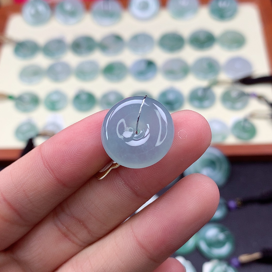 颈饰未镶嵌翡翠4 尺寸19-6.3