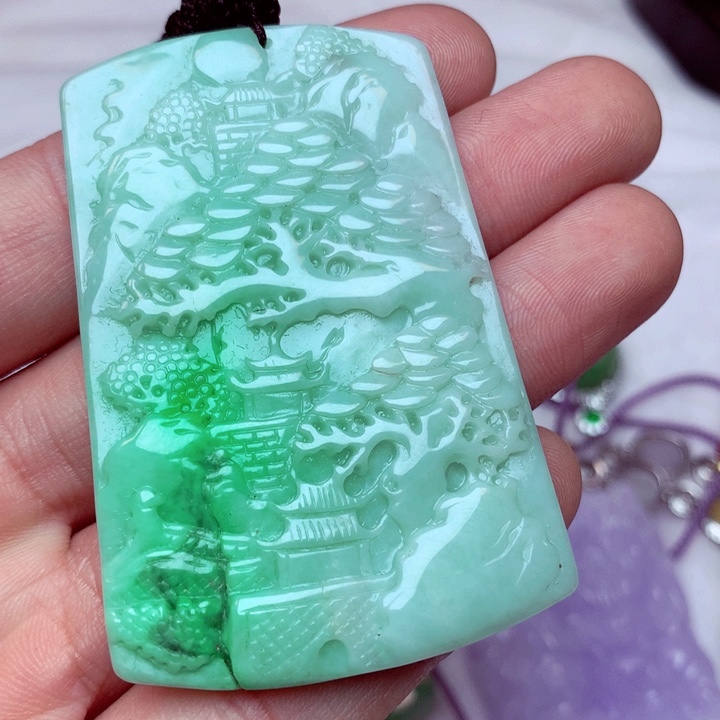 翡翠吊坠(不含链)未镶嵌