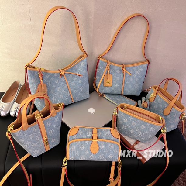 【牛仔赢家】牛仔布集合高级感时尚复古大容量休闲百搭单肩斜挎包