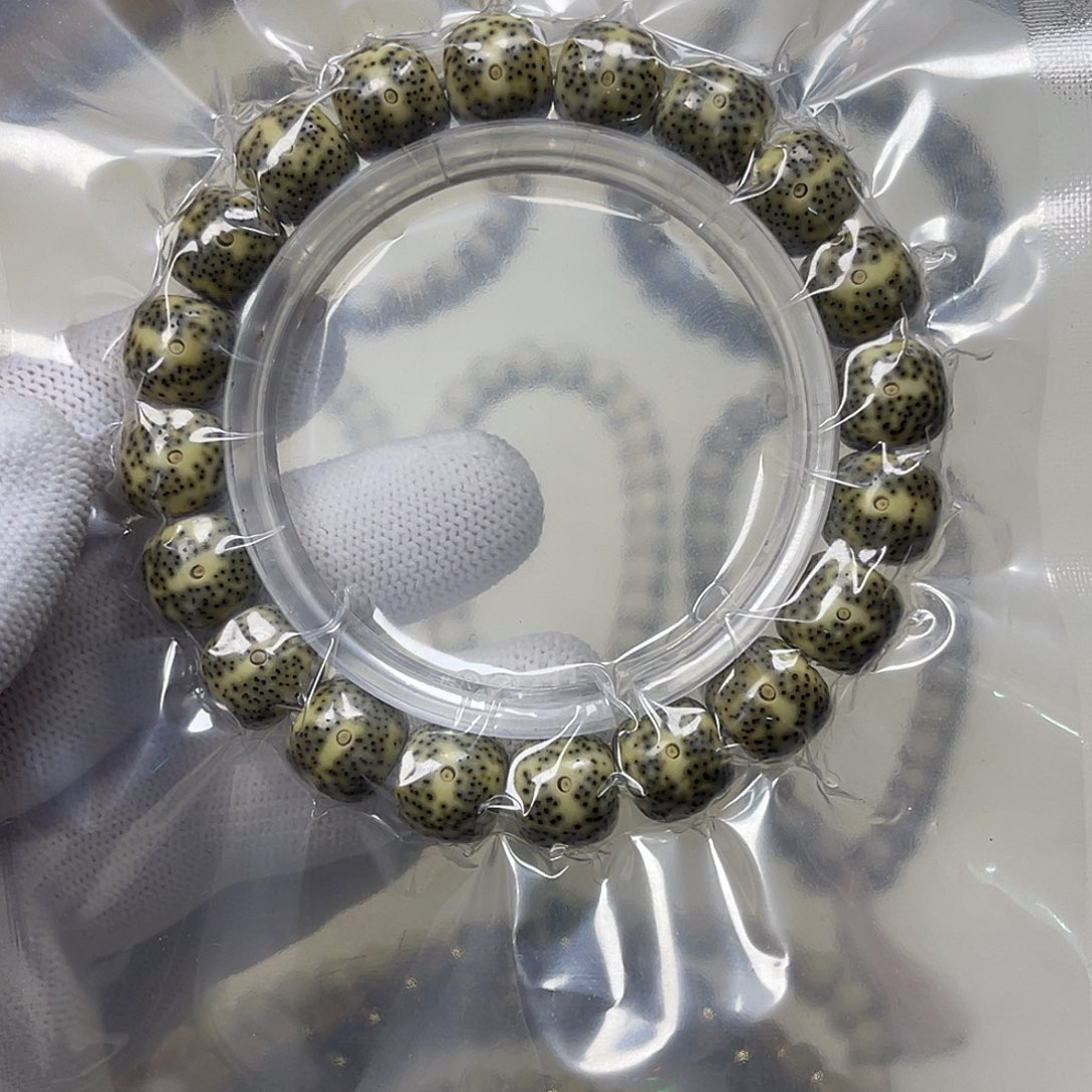 T***o手串星月菩提12/11大尺寸青花