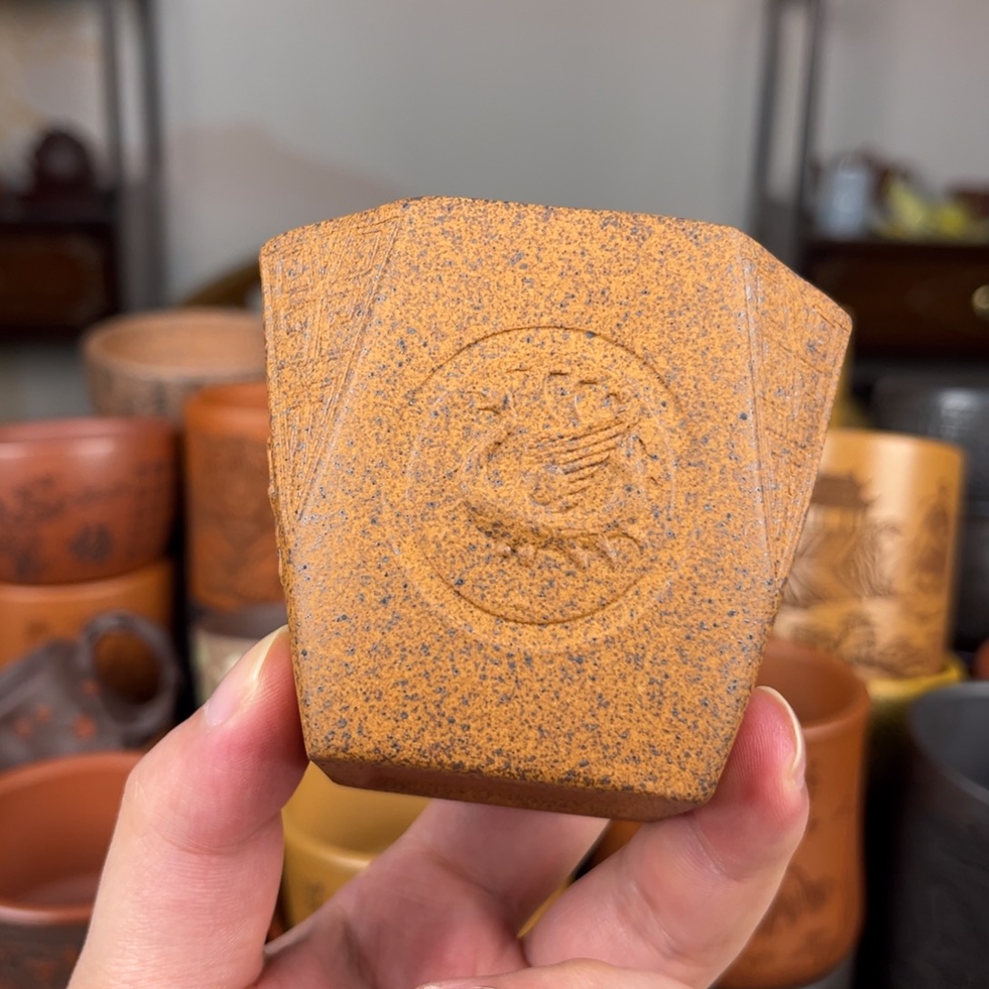 茶杯紫砂紫砂主人杯 手工制作