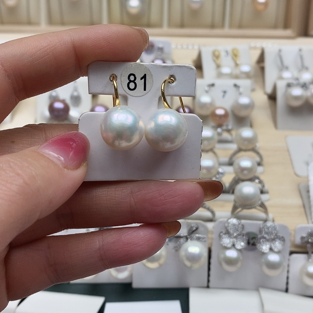 颈饰银S925镶嵌淡水珍珠