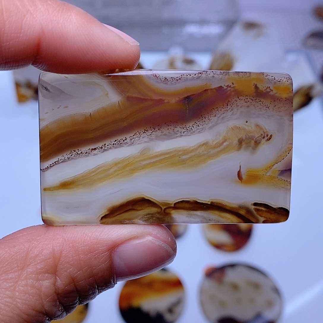玛瑙/玉髓珠宝半成品未镶嵌