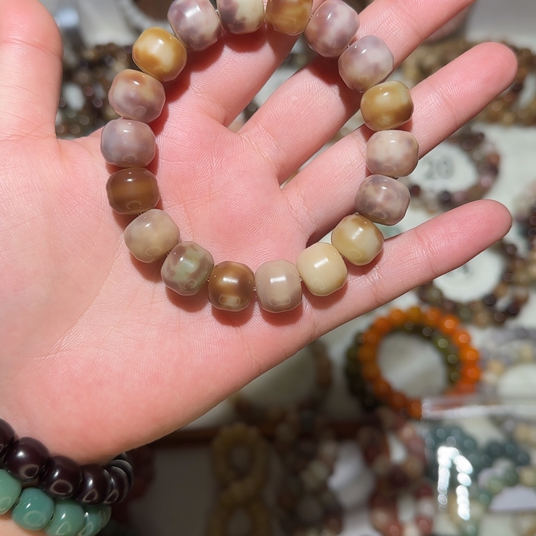 洋***片菩提根/象牙果手串