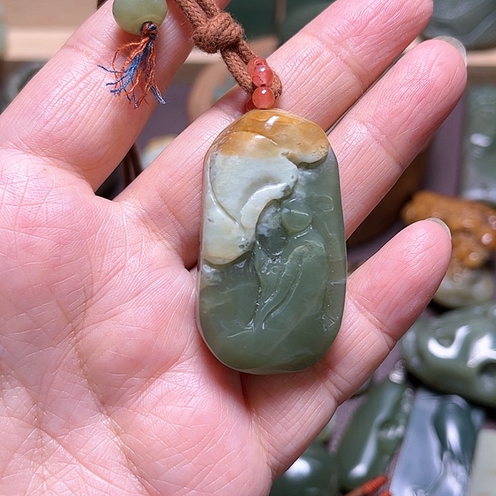 岫岩河磨玉（透闪石质玉）手绳未镶嵌