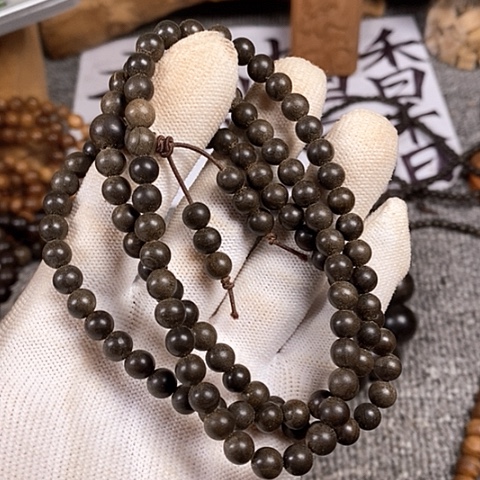 檀香木手串/手链老山檀香阴沉0.6/108