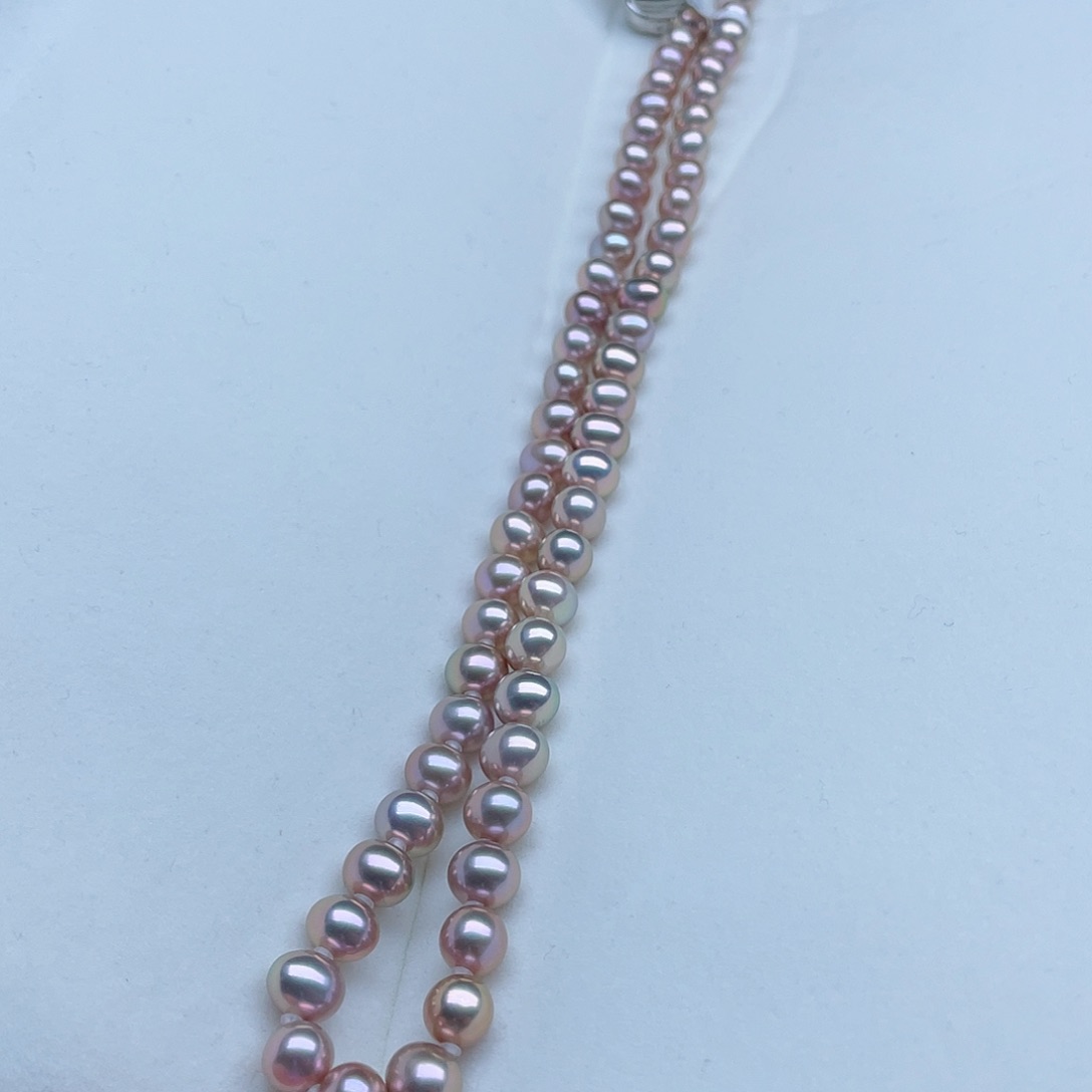 淡水珍珠颈饰银S925镶嵌