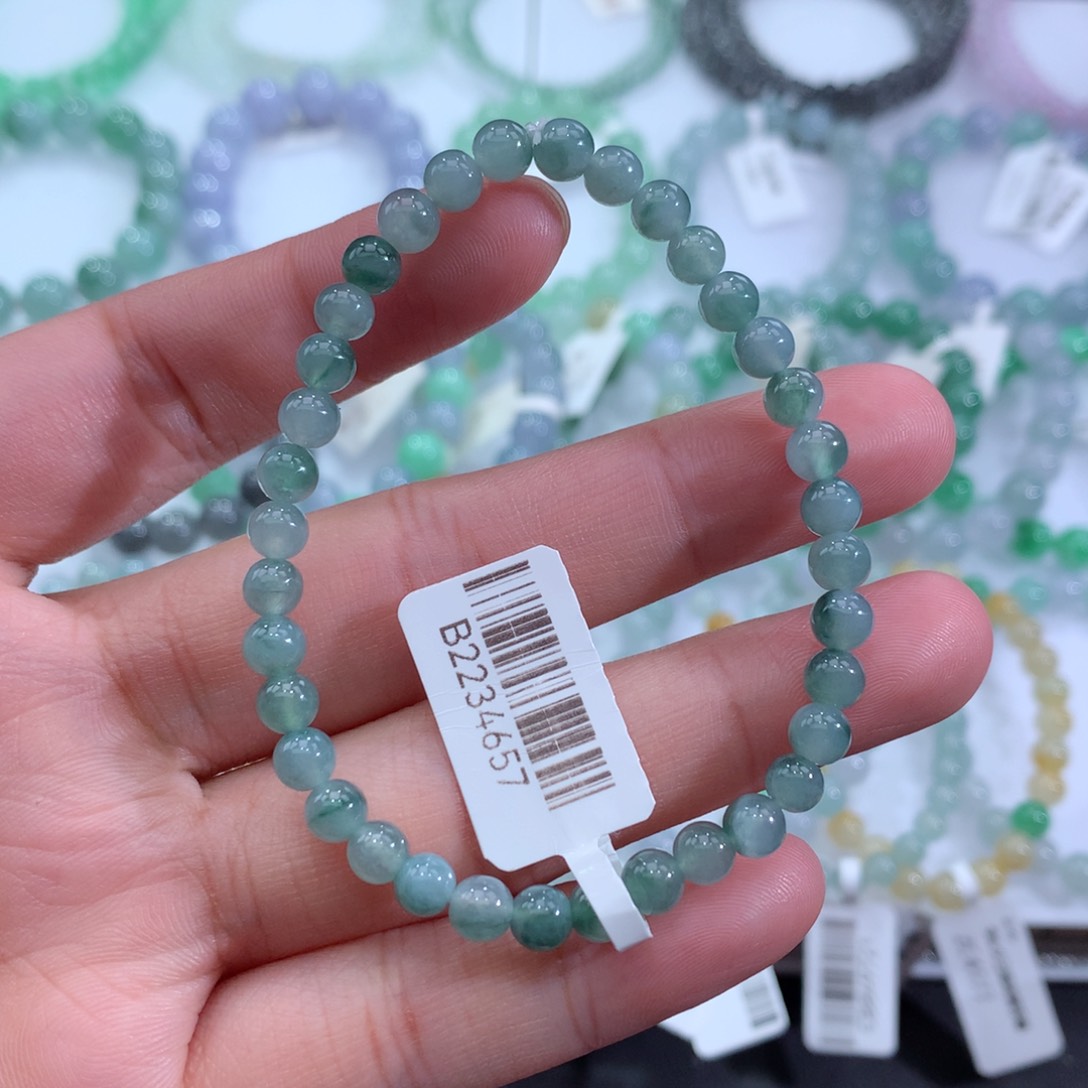 翡翠手链未镶嵌天然