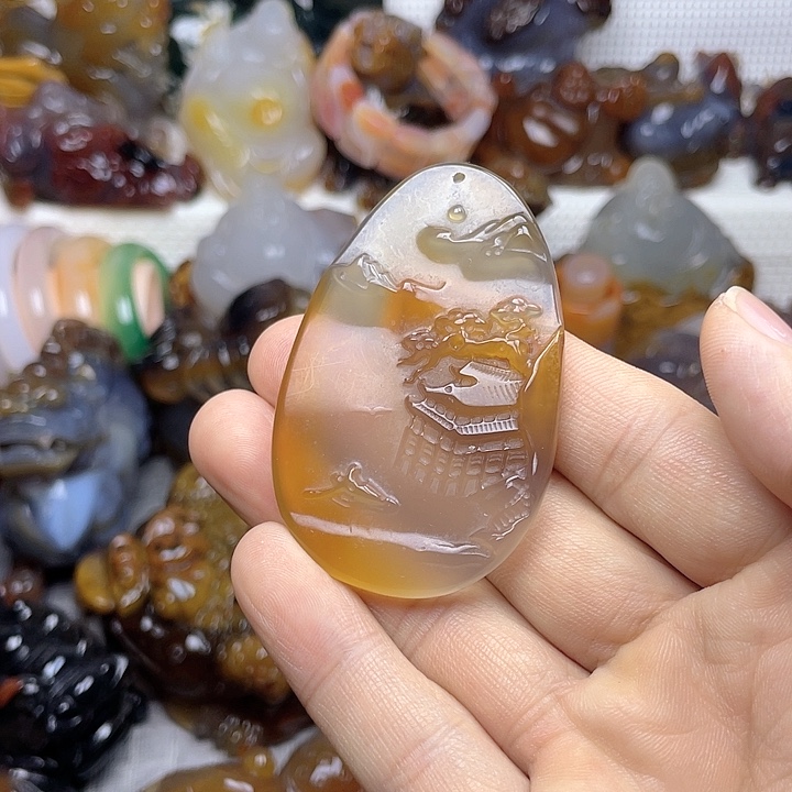 玛瑙/玉髓饰品未镶嵌