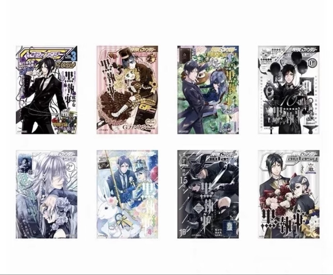 【拆盒】黑执事gf30方吧唧g社cafe30周年封面徽章盲盒