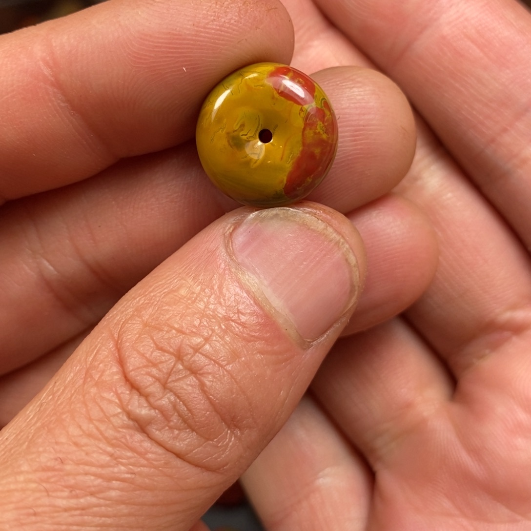 南红玛瑙平安扣未镶嵌末*