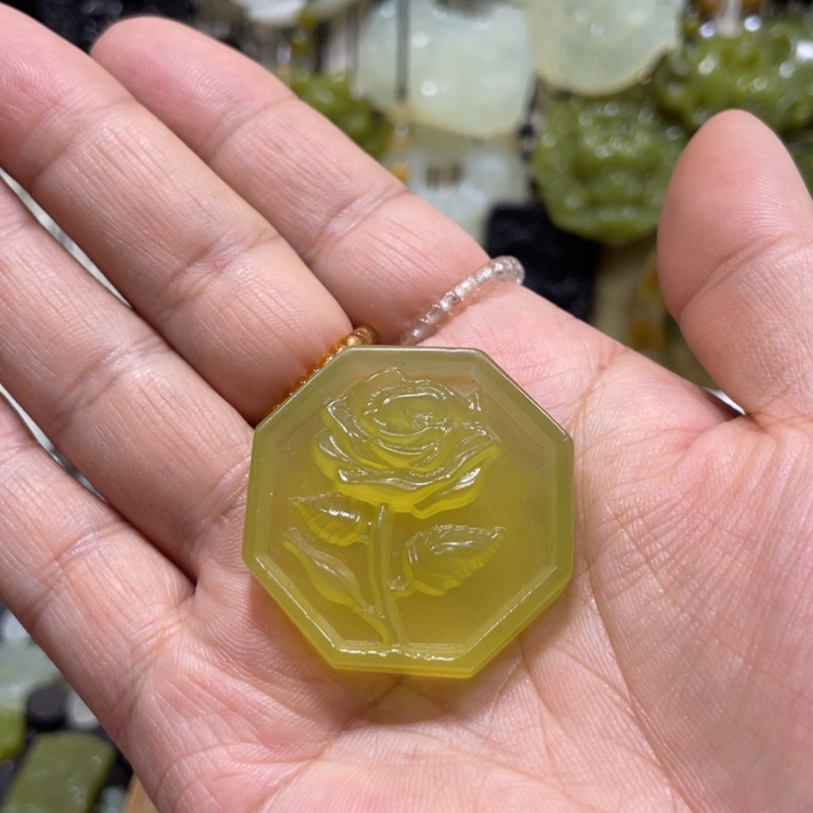 【闪购商品】岫玉颈饰未镶嵌79吊坠