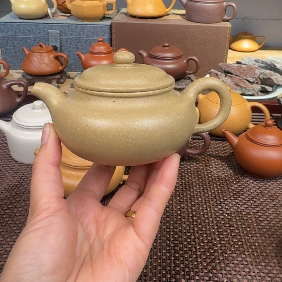 本山绿泥茶壶预售梨皮半手器型备注