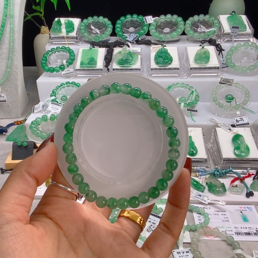 石英质玉手链未镶嵌