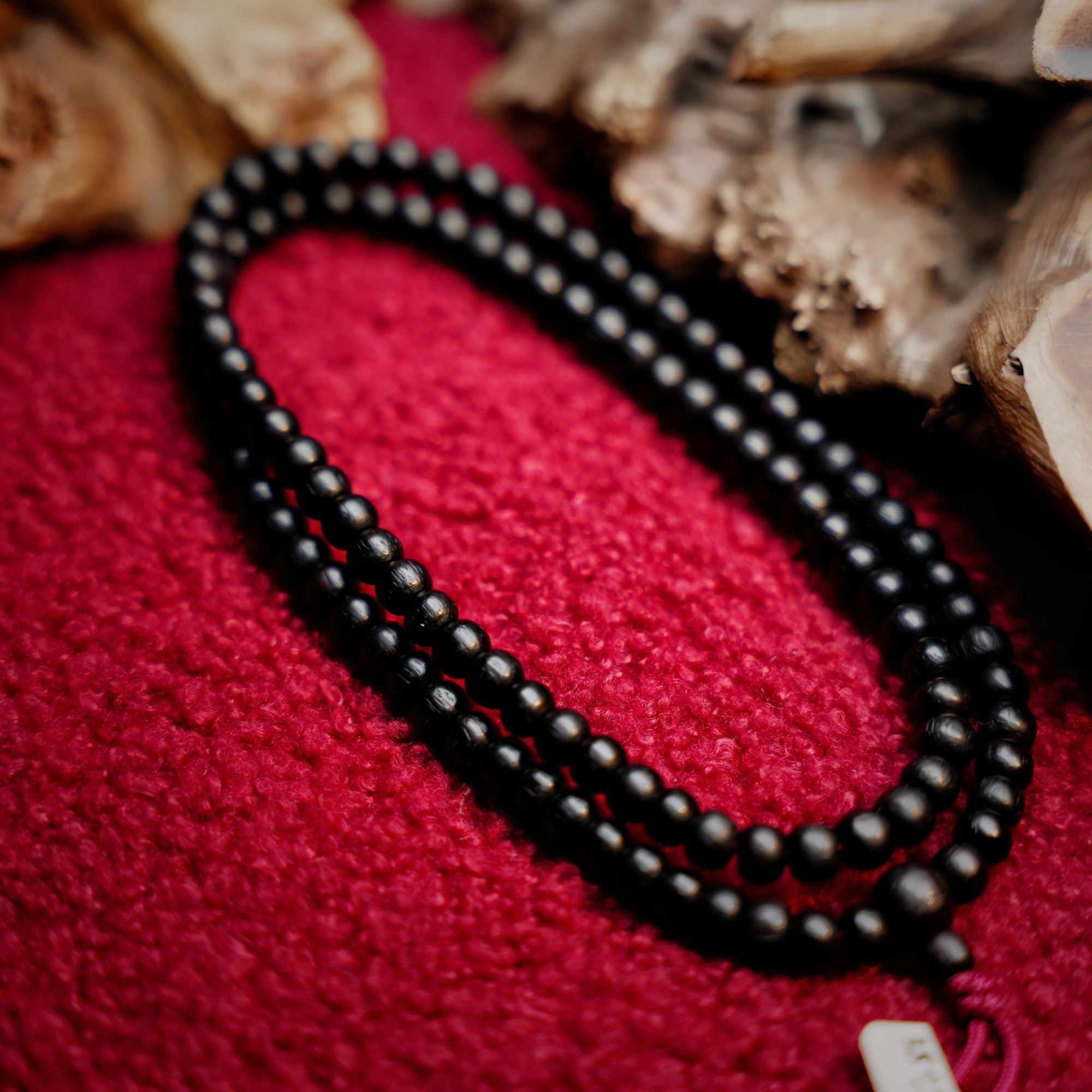 【玖仰文玩】藏区-老紫檀108念珠 6.5mm JY025