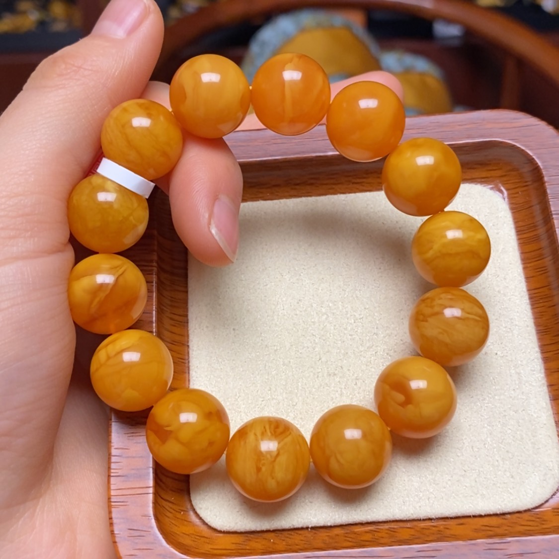 【闪购商品】蜜蜡手链未镶嵌手串