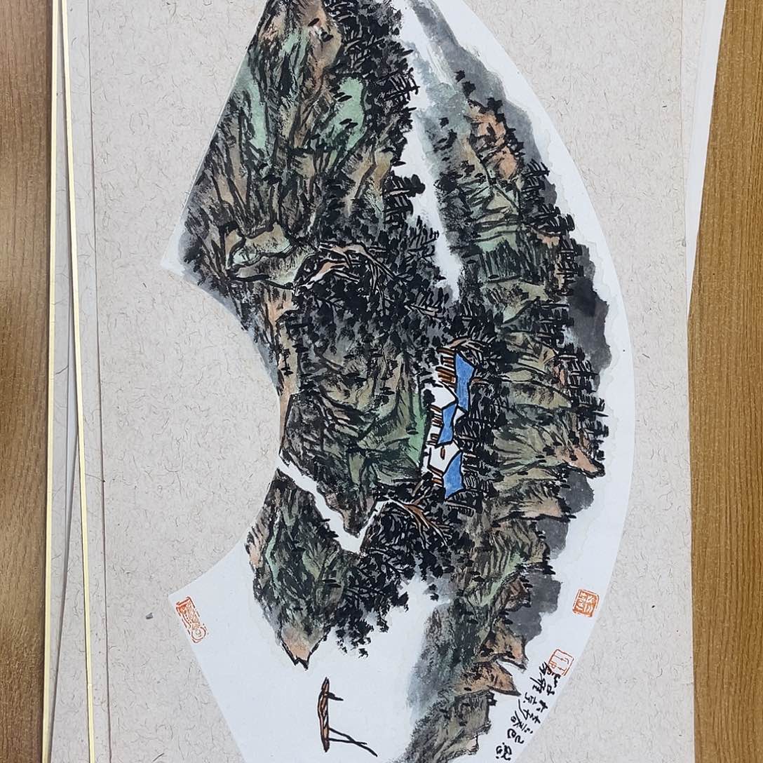 姜奇老师山水作品