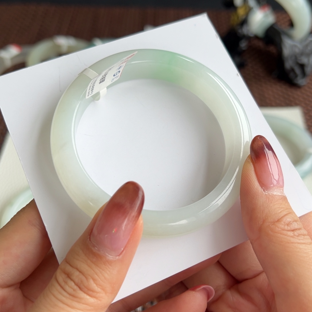 翡翠手镯未镶嵌7号 54.4