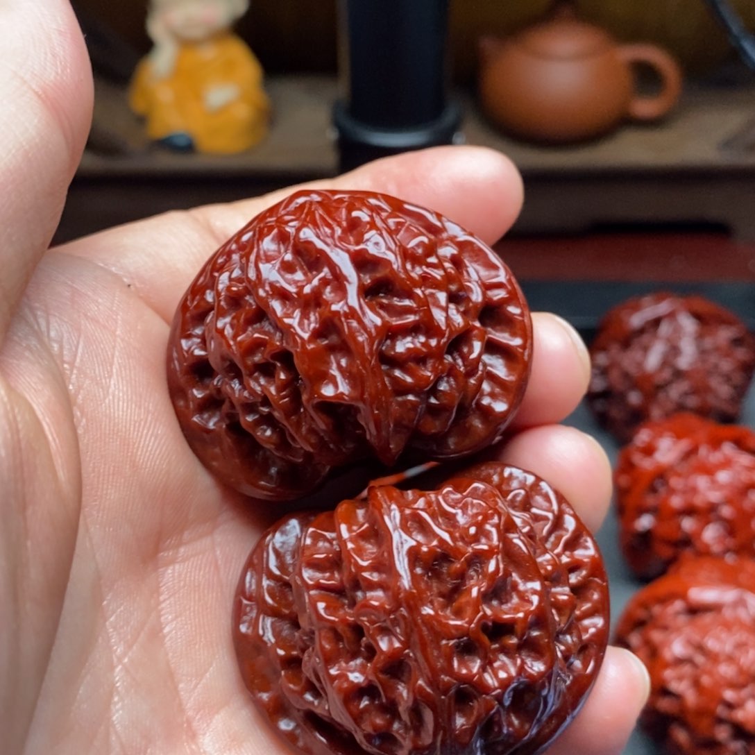 文玩核桃吊坠41宫灯