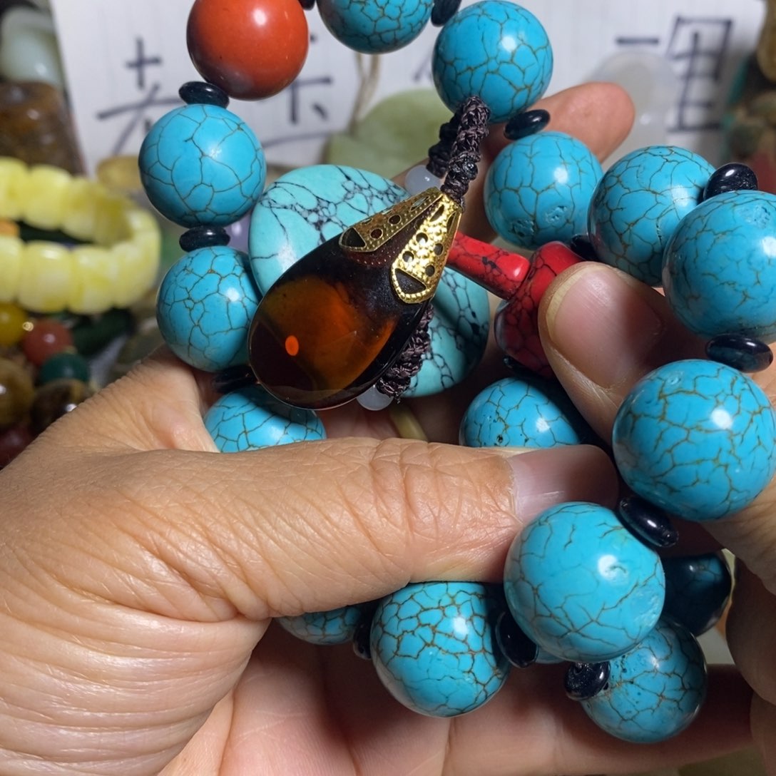 滴血莲花菩提吊坠