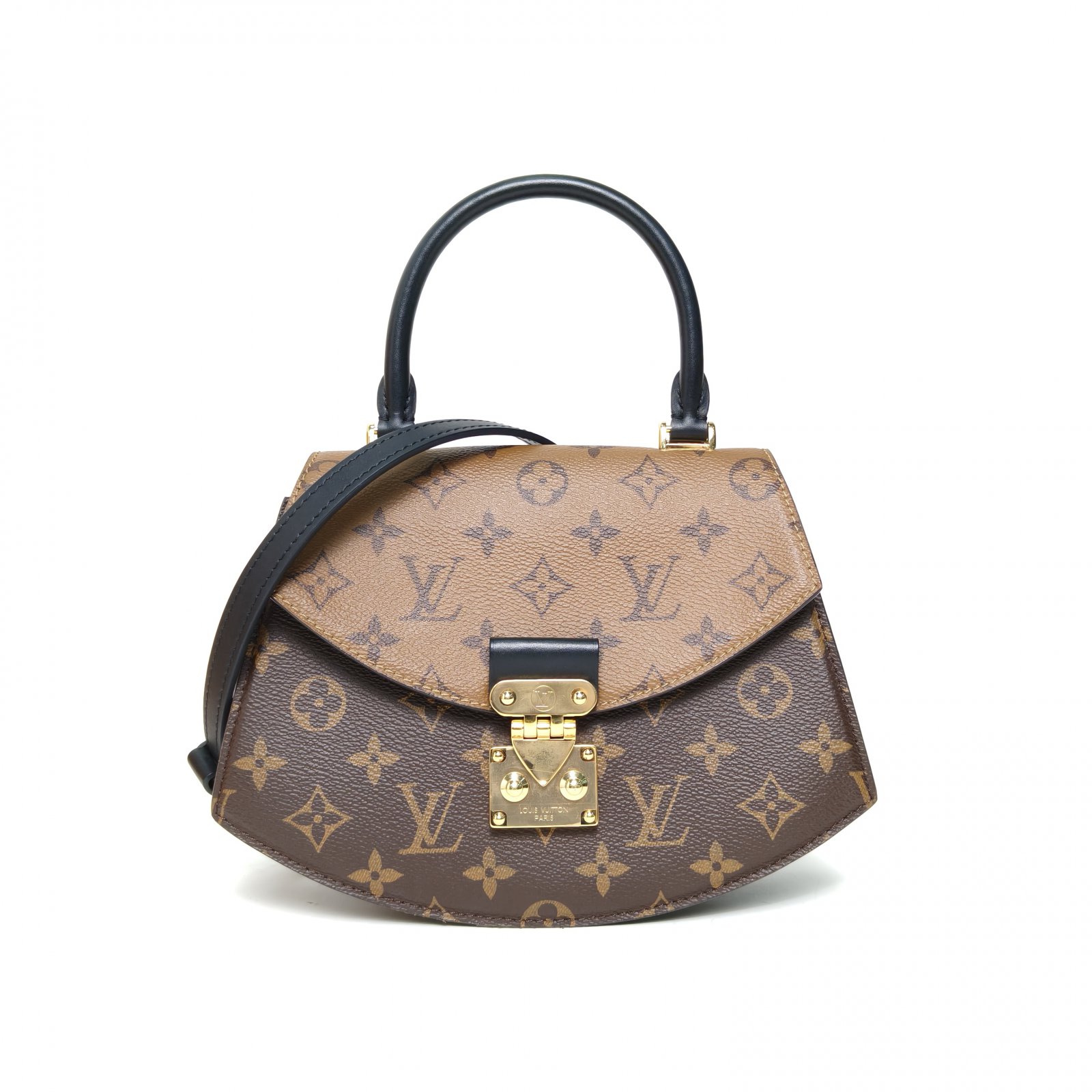 99新 LouisVuitton/路易威登 小花柳 Tilsitt 扇形扇子包 芯片 