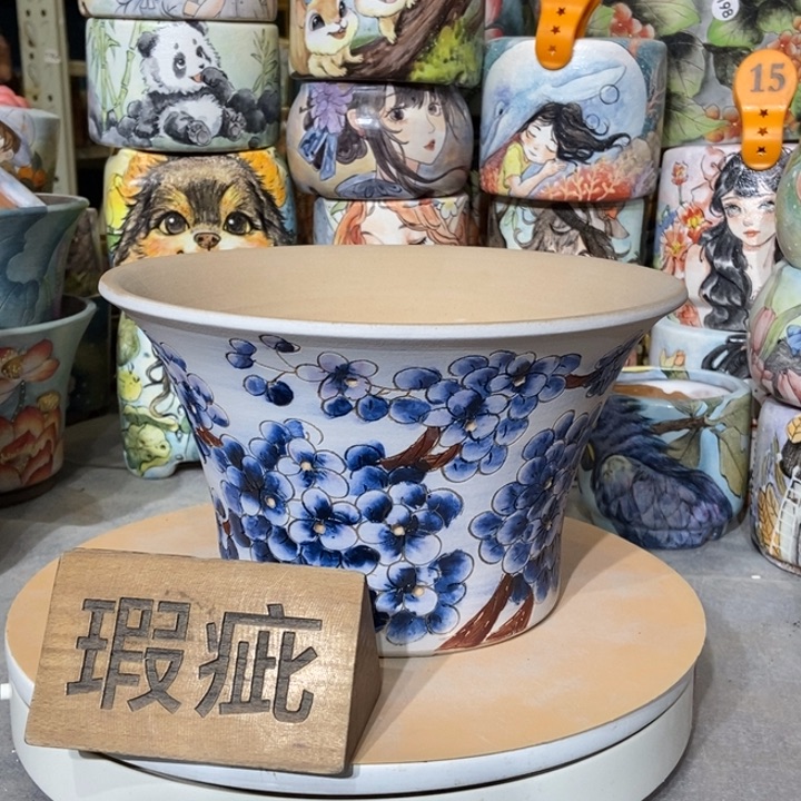 红陶景德镇艺术手绘作品