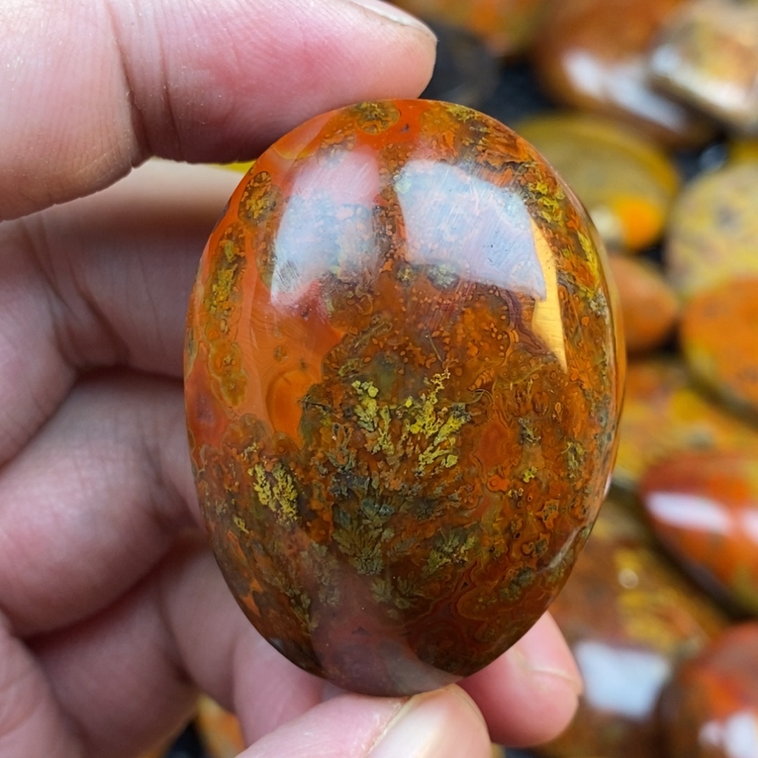 玛瑙/玉髓未镶嵌战国红