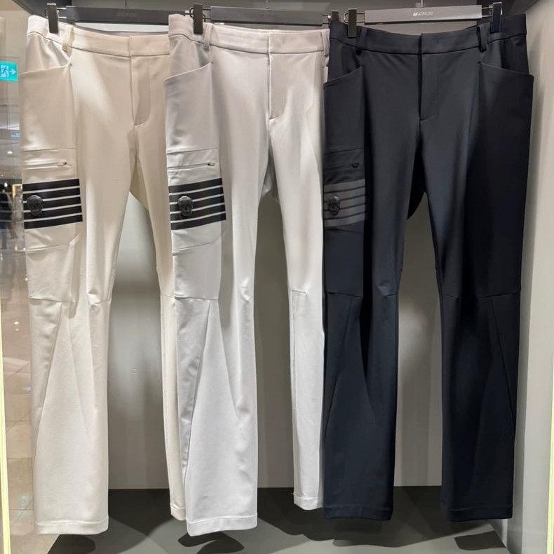 A家新款外贸原单高尔夫服装男士长裤运动休闲时尚百搭有型骷髅头