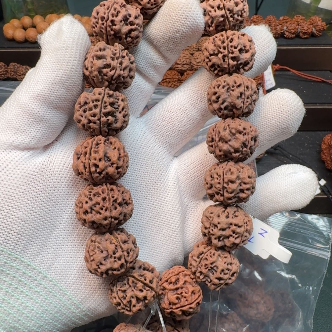 流***梦金刚菩提手串21安娜五星蜂窝双龙