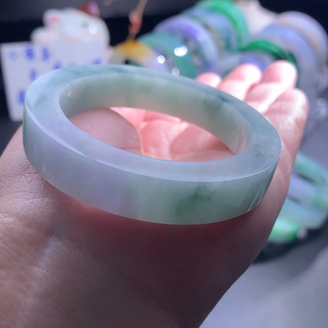 定制翡翠未镶嵌幻彩52-56
