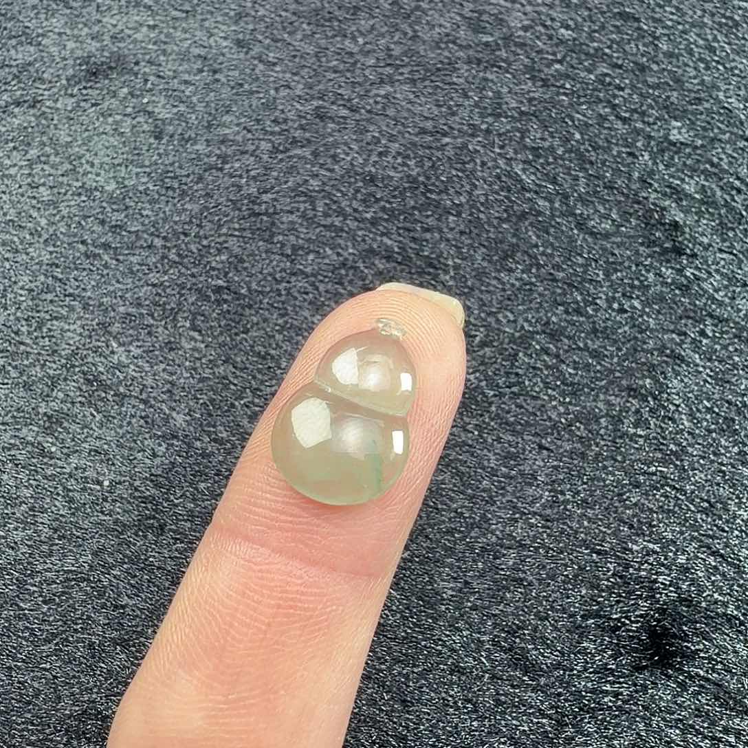 翡翠裸石老蓝水卡15.6葫芦裸石