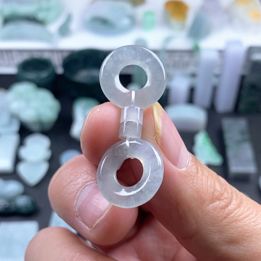 始****翡翠未镶嵌颈饰天然翡翠