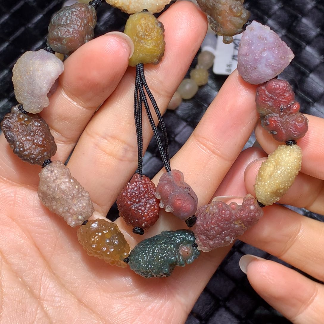 未镶嵌玛瑙/玉髓珠宝半成品