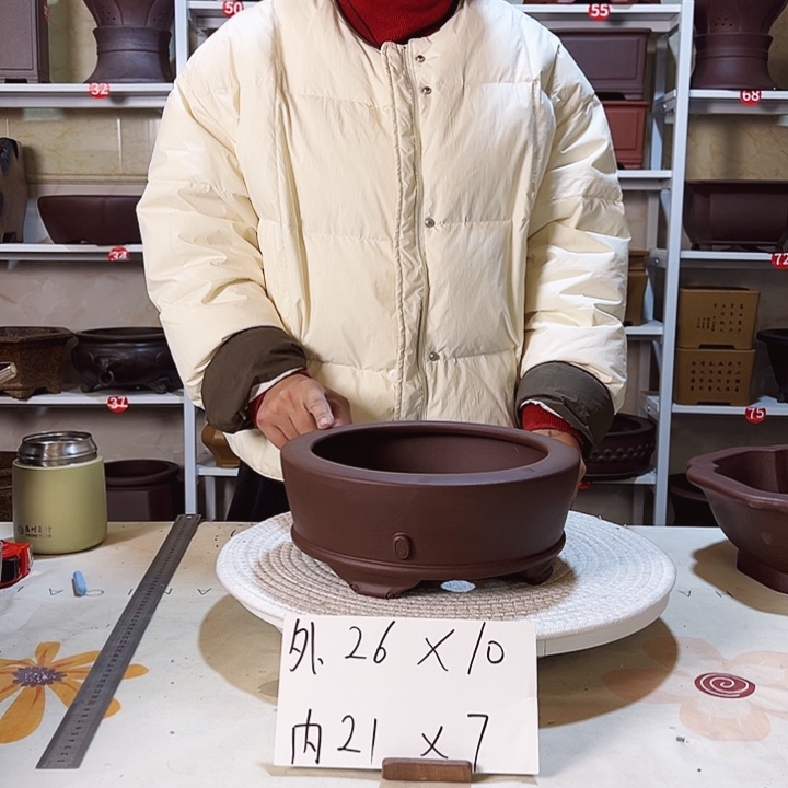 紫砂花盆紫砂花盆