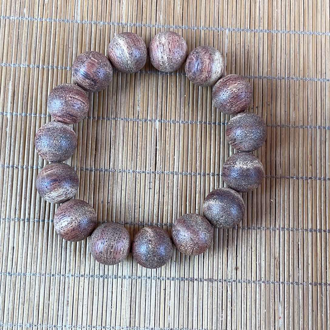 降真香手串/手链1.5碳化白棋楠精品