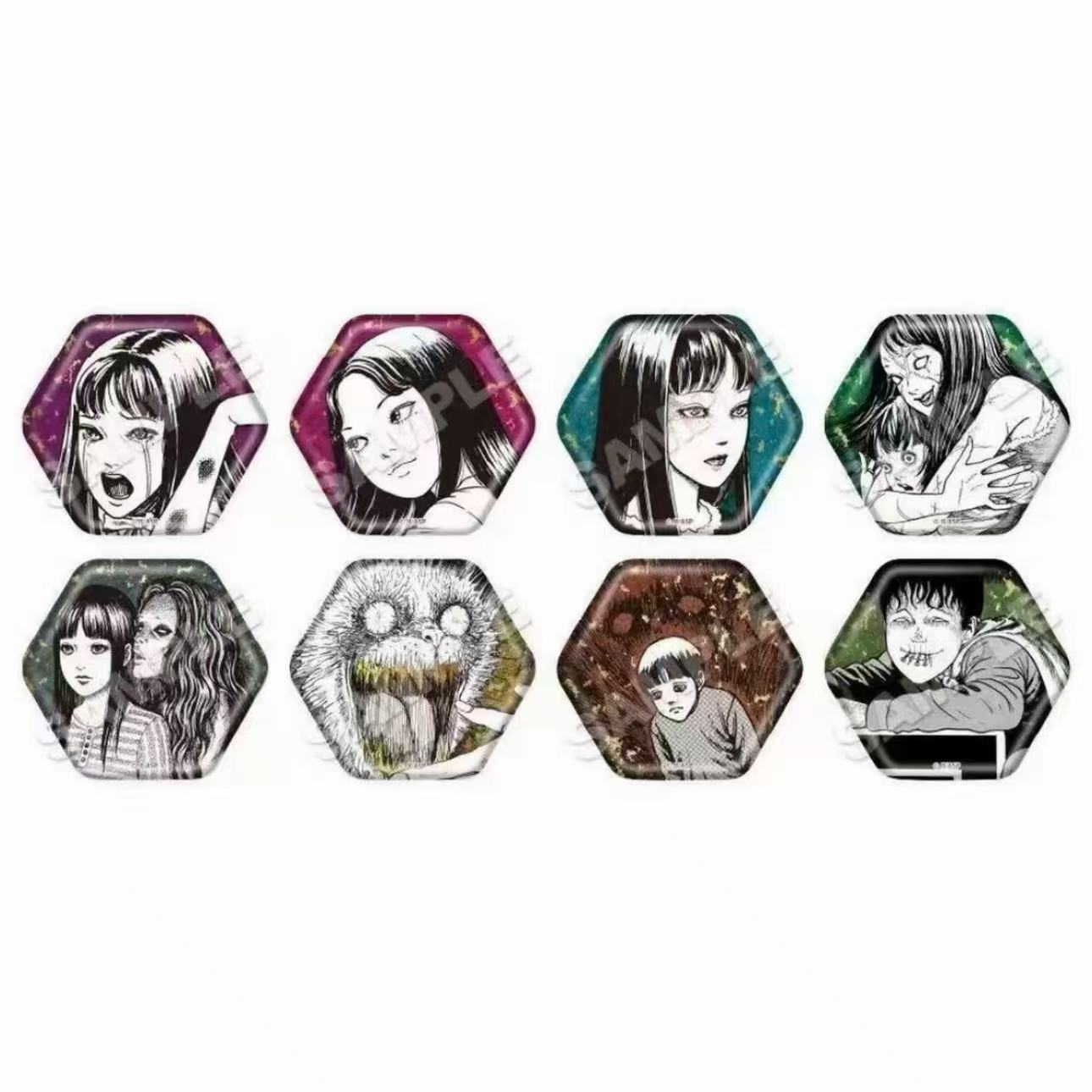 【日谷】富江餐厅伊藤润二餐厅联动富江异形吧唧徽章盲盒（代拆）