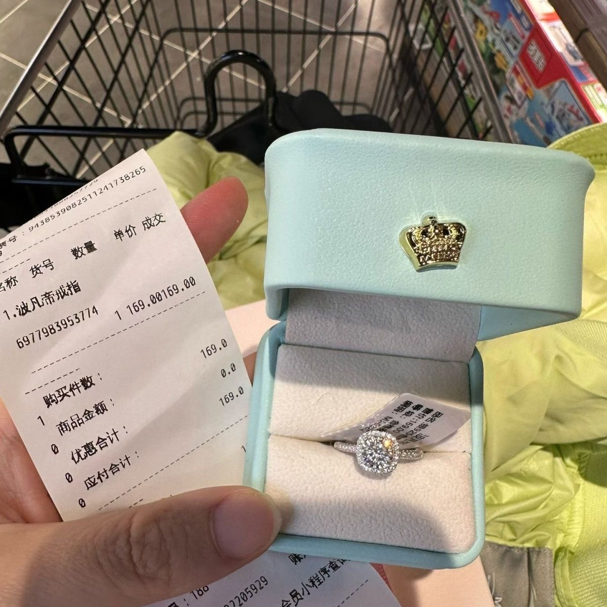 925银莫桑石戒指 莫桑石带证书活口银戒轻奢求婚礼物送女友