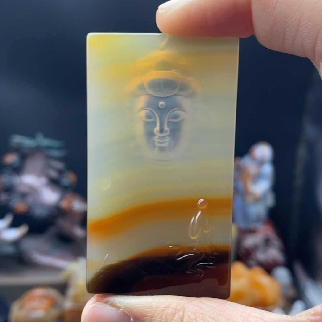 未镶嵌吊坠(不含链)玛瑙/玉髓