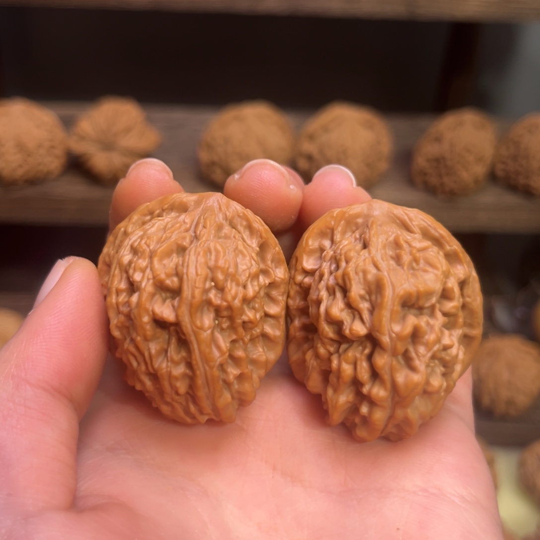 文玩核桃把件s7楼子半壁35