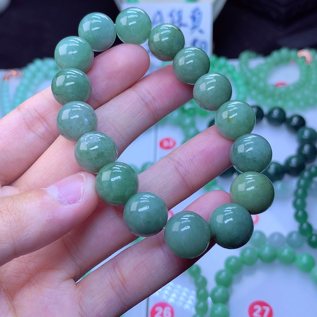 翡翠毛衣链未镶嵌卡12.8